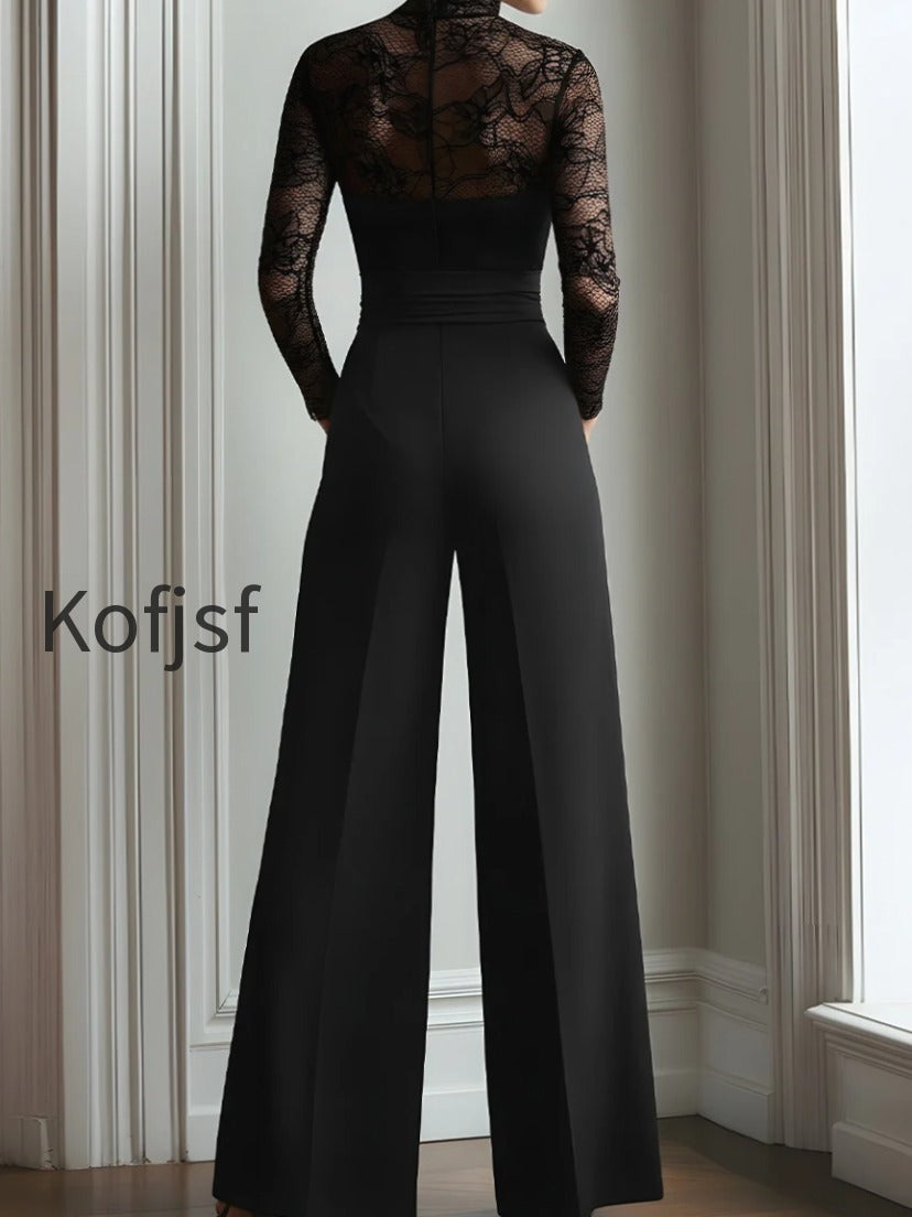 black-lace-illusion-bodice-wide-leg-evening-jumpsuit