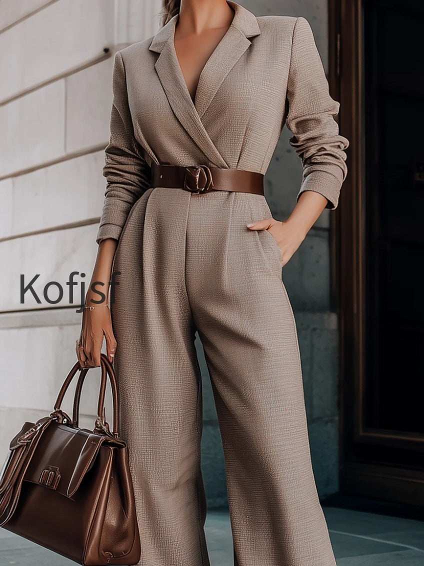 taupe-belted-blazer-jumpsuit-with-wide-leg-silhouette
