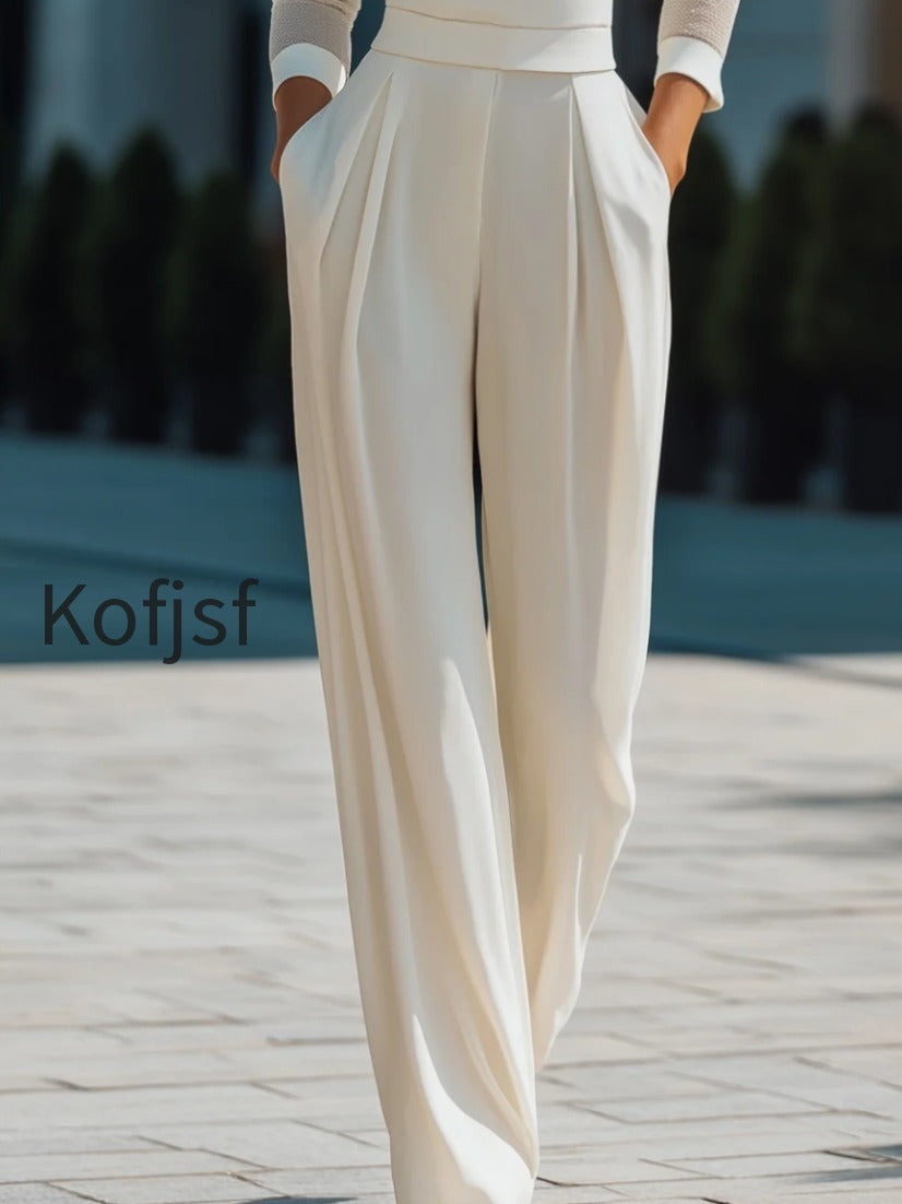 high-neck-sheer-sleeve-tailored-wide-leg-jumpsuit