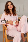 soft-casual-cutout-jacquard-two-piece-set