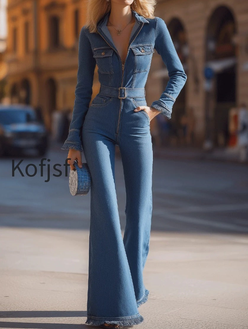 denim-belted-jumpsuit-with-flared-legs
