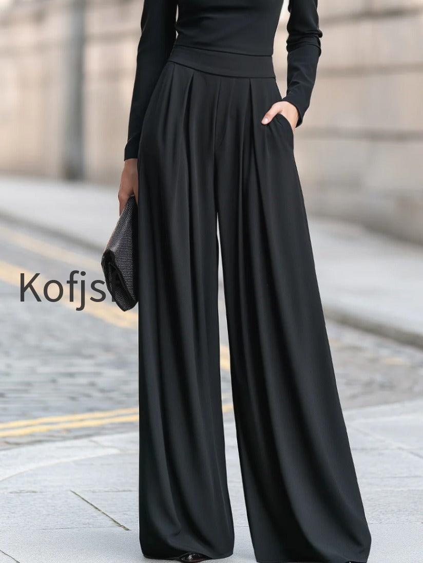 elegant-boat-neck-wide-leg-pleated-tailored-jumpsuit