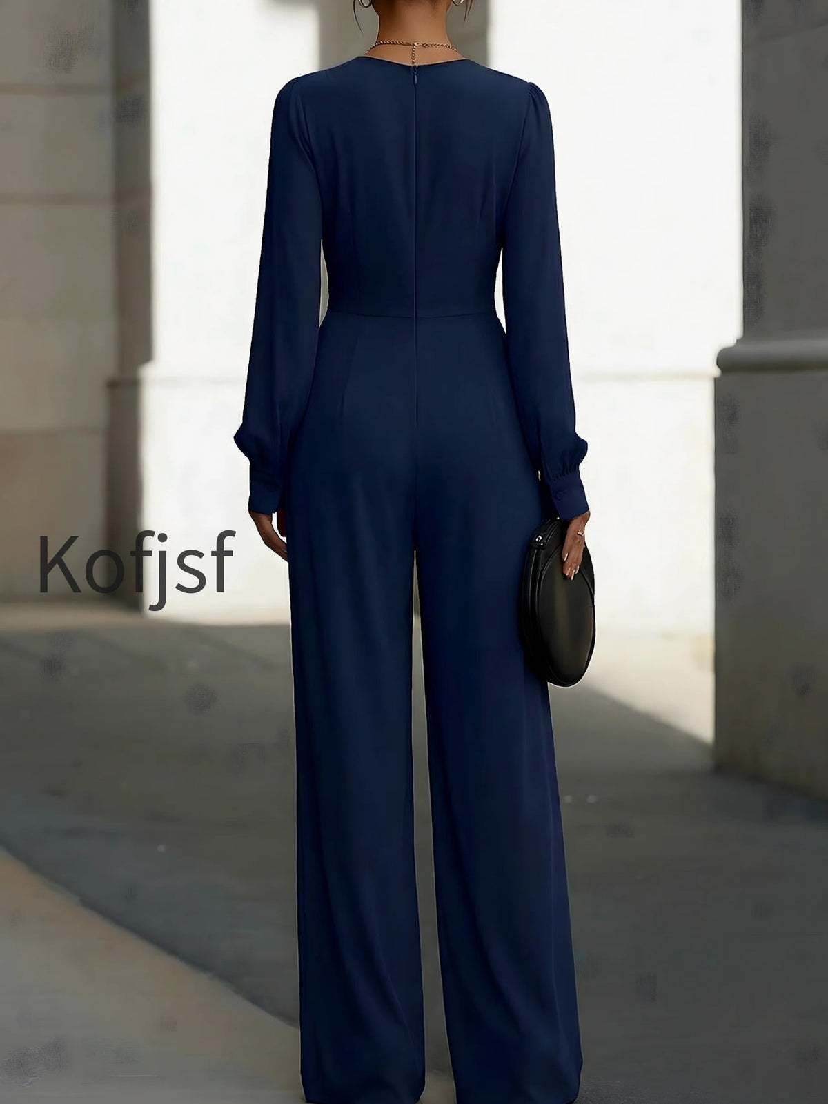 draped-v-neck-long-sleeve-wide-leg-jumpsuit