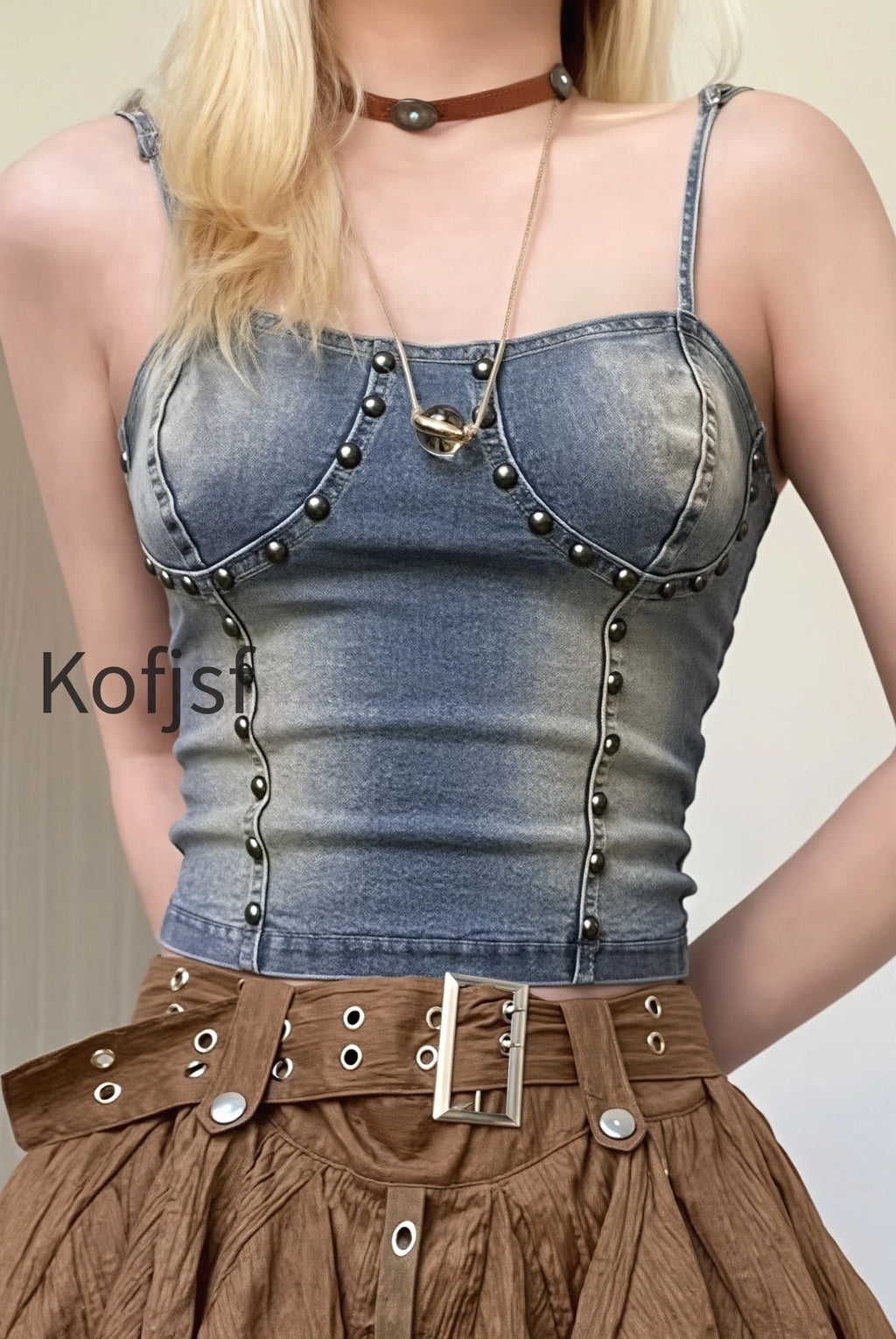 rhinestone-denim-cami-tie-back-cami-top