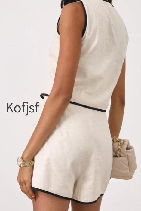sleeveless-v-neck-vest-skirt-cotton-skirt-set